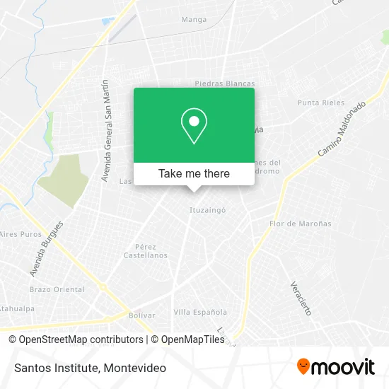Santos Institute map