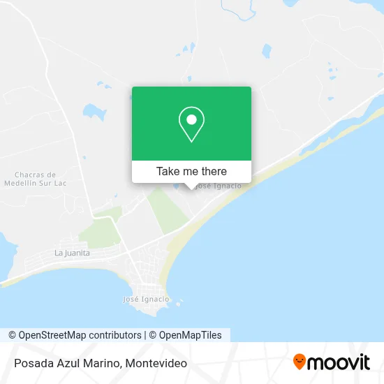 Posada Azul Marino map