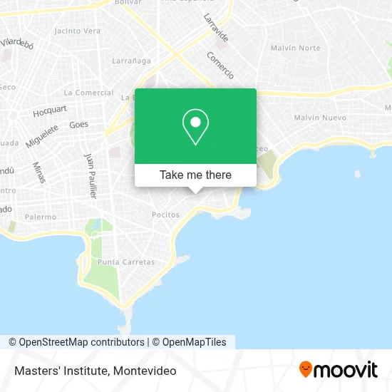 Masters' Institute map