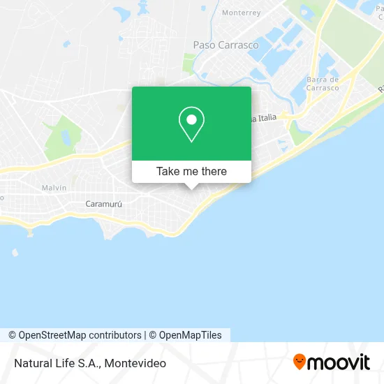 Natural Life S.A. map