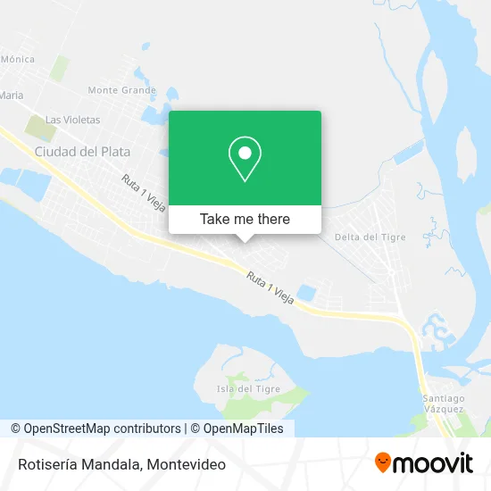 Rotisería Mandala map