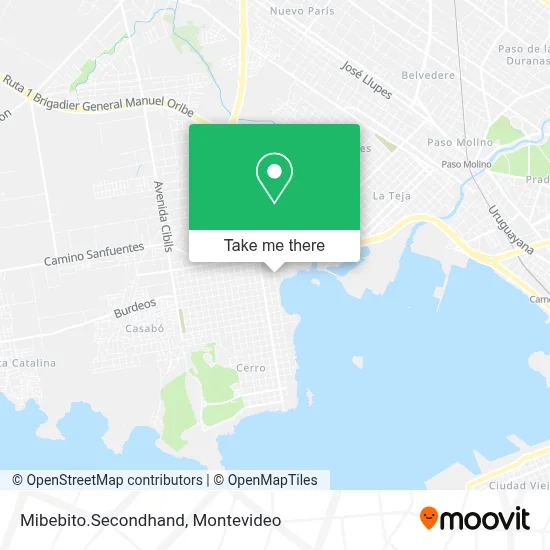 Mibebito.Secondhand map