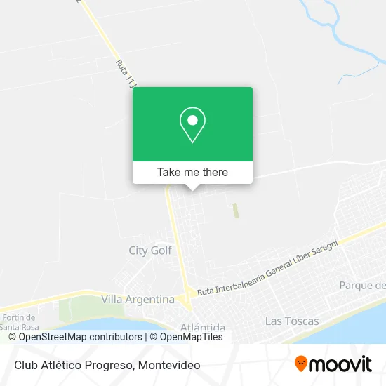 Club Atlético Progreso map
