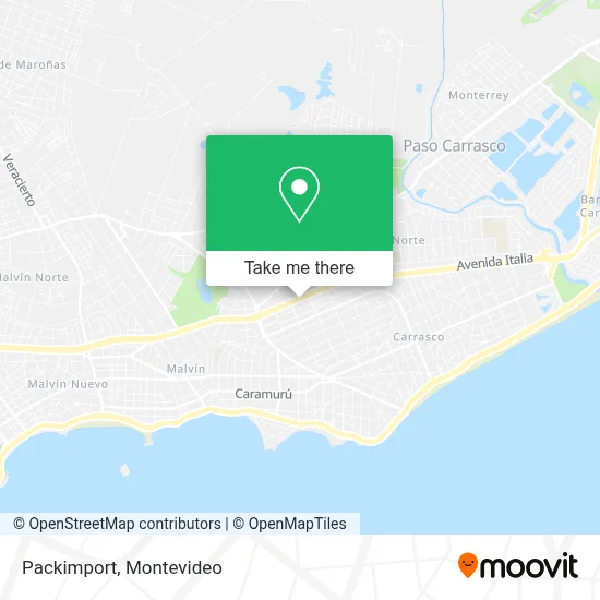 Packimport map