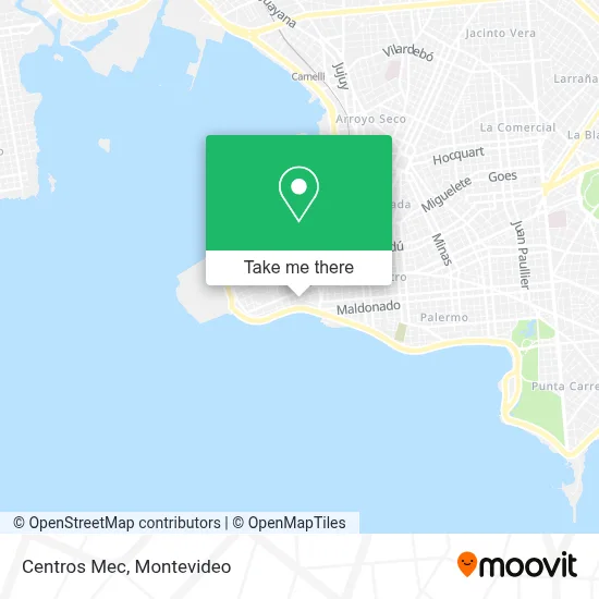 Centros Mec map