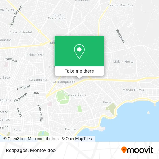 Redpagos map