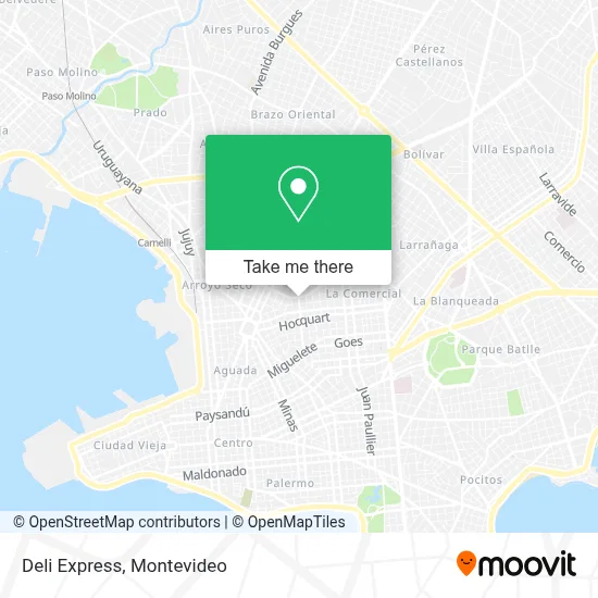 Deli Express map