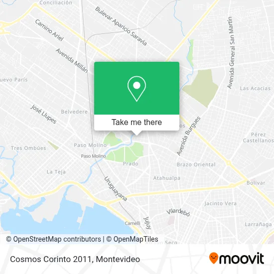 Cosmos Corinto 2011 map