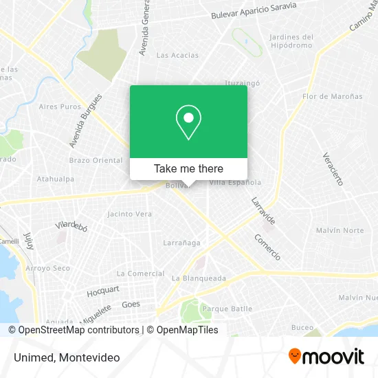 Unimed map