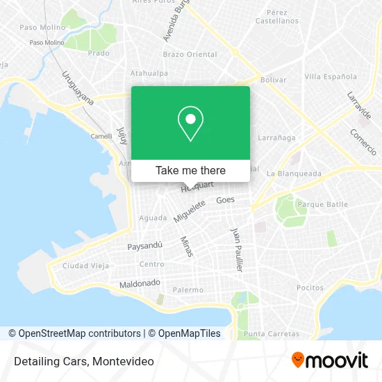 Detailing Cars map