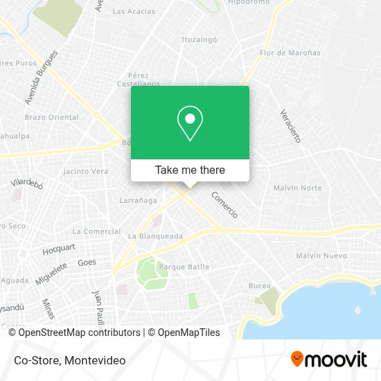 Co-Store map