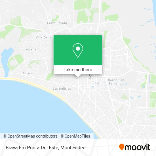 Brava Fm Punta Del Este map