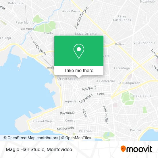 Magic Hair Studio map