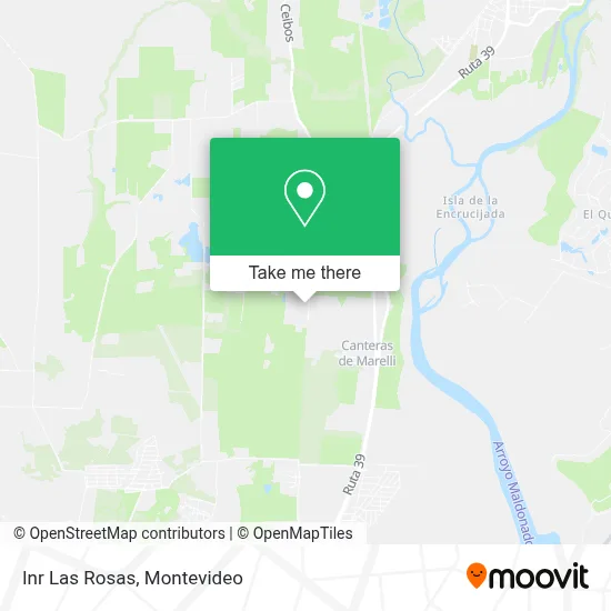 Inr Las Rosas map