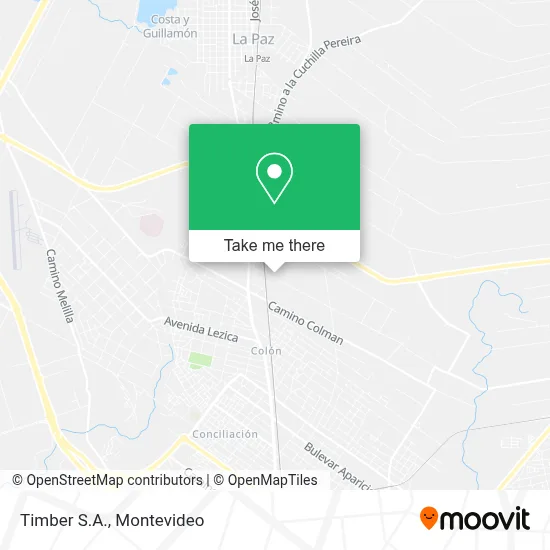 Timber S.A. map