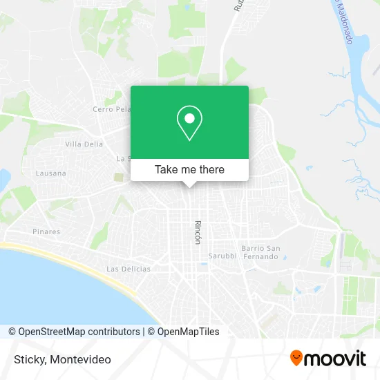 Sticky map