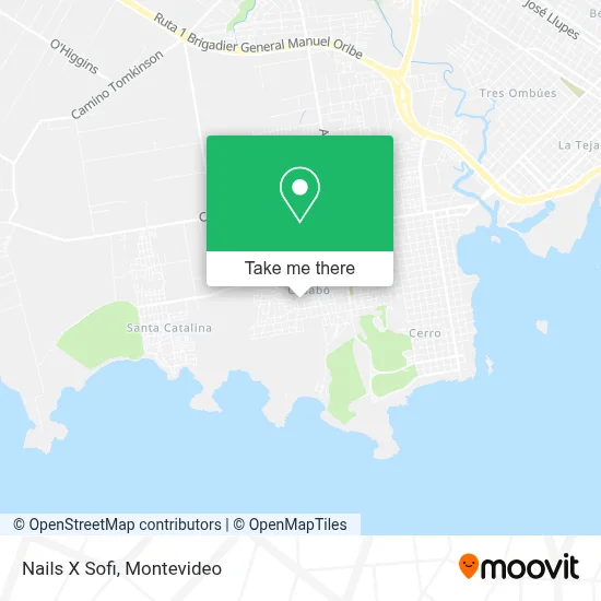 Nails X Sofi map