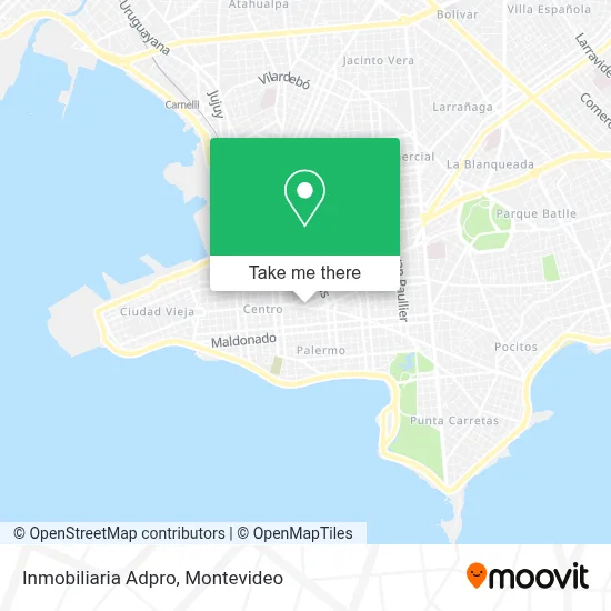 Inmobiliaria Adpro map