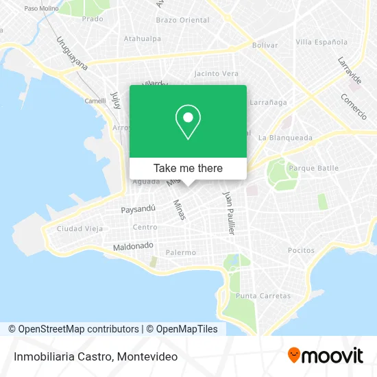 Inmobiliaria Castro map