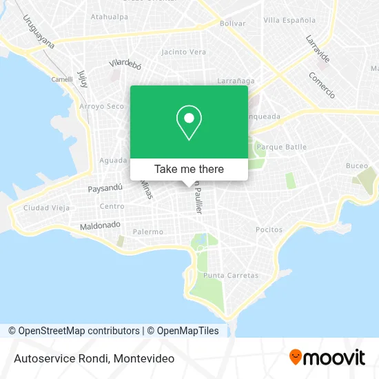 Autoservice Rondi map