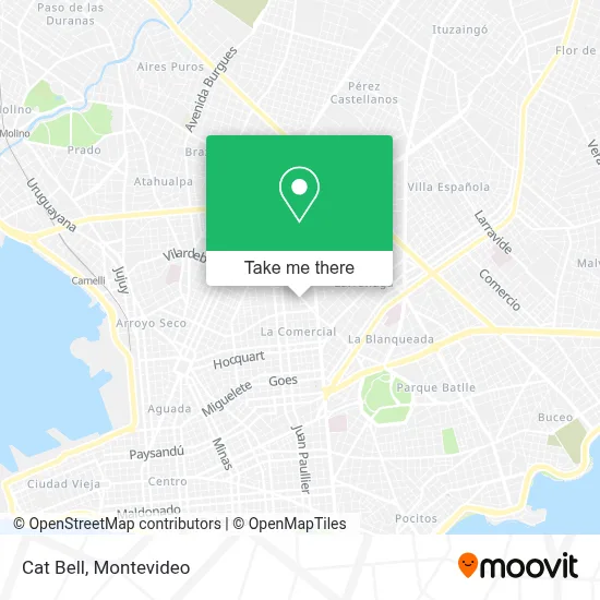 Cat Bell map