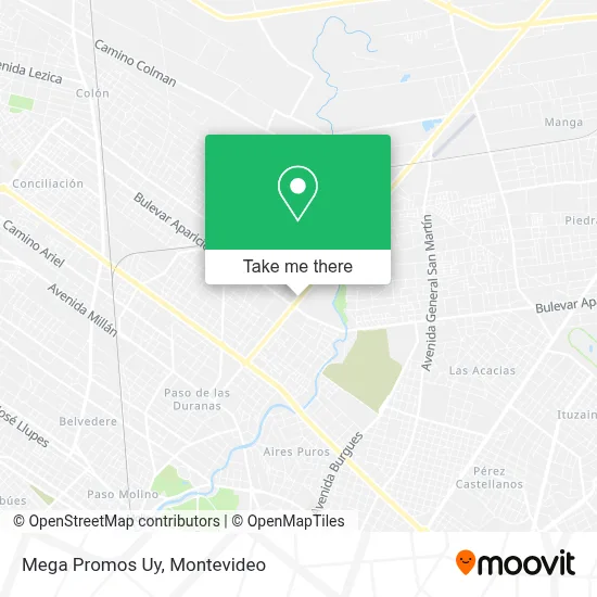 Mega Promos Uy map