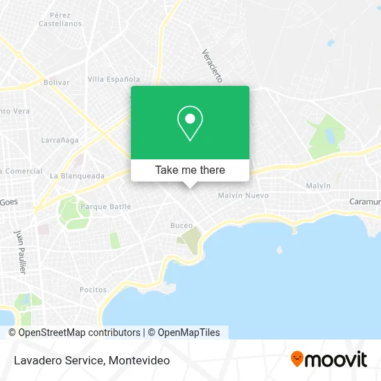 Lavadero Service map