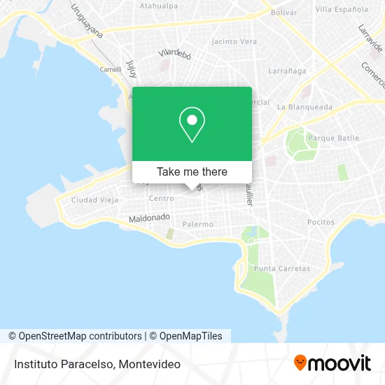 Instituto Paracelso map