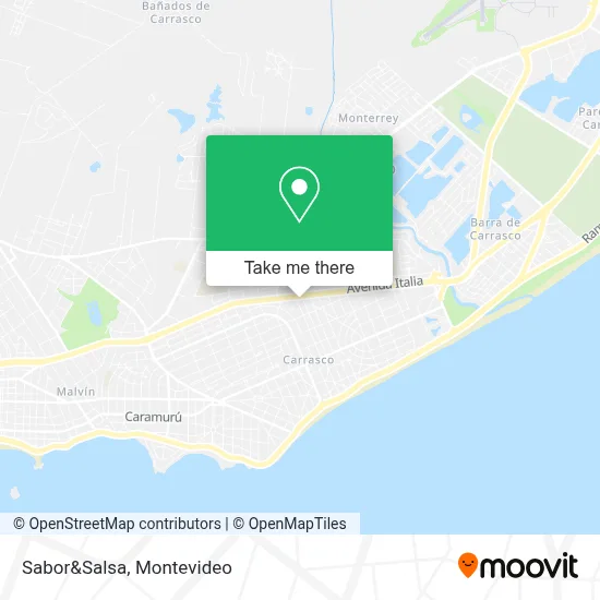 Sabor&Salsa map