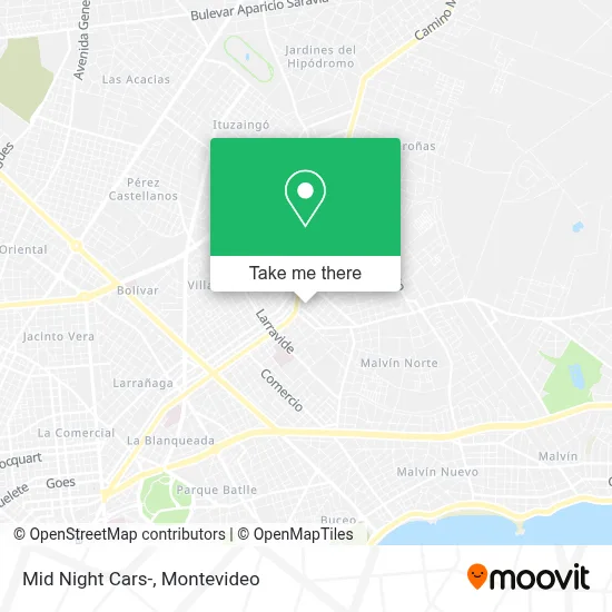 Mid Night Cars- map