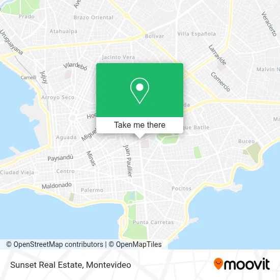 Sunset Real Estate map