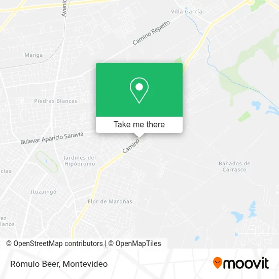 Rómulo Beer map
