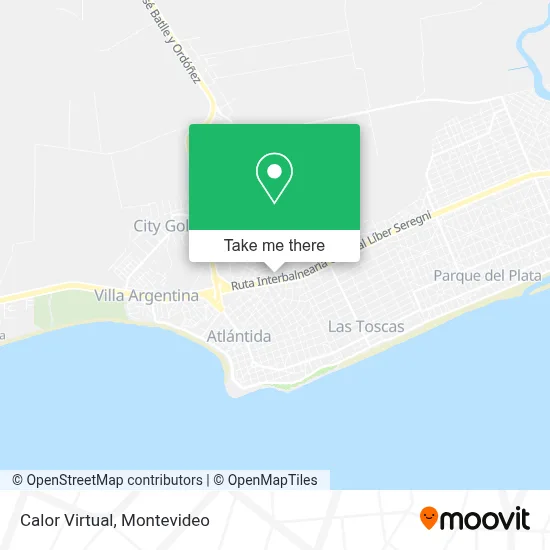 Calor Virtual map