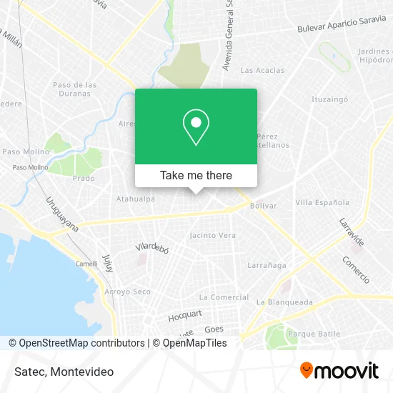 Satec map