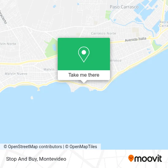 Stop And Buy map
