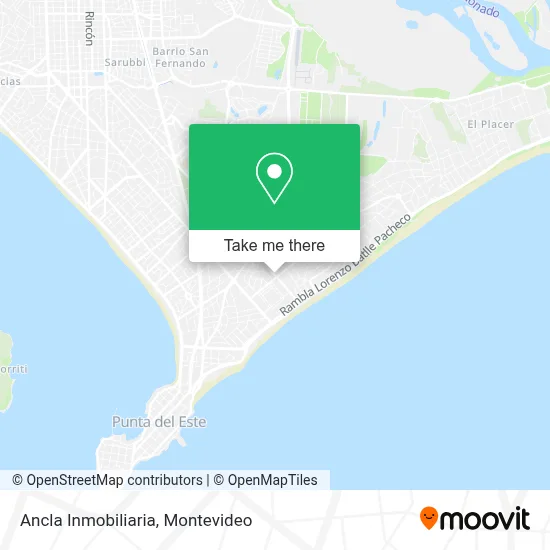 Ancla Inmobiliaria map