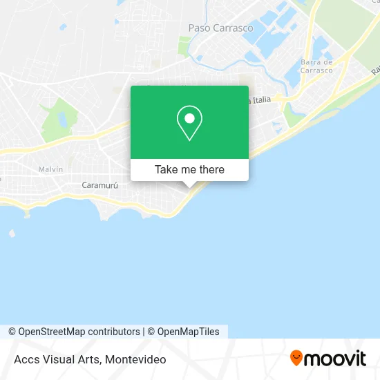 Accs Visual Arts map