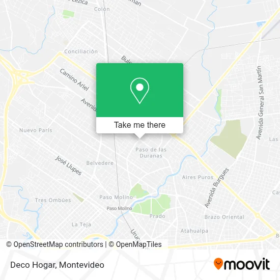 Deco Hogar map