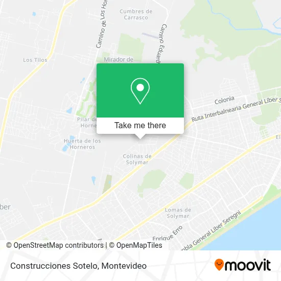 Construcciones Sotelo map