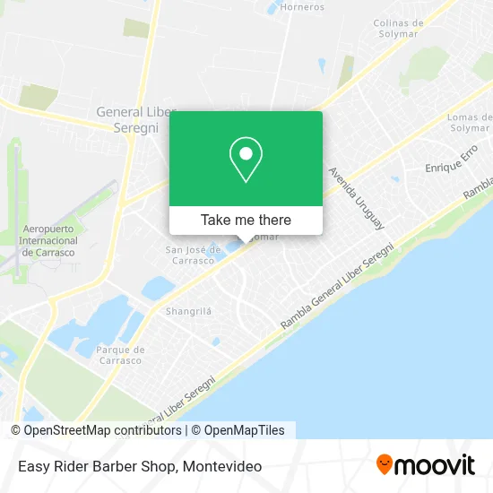 Easy Rider Barber Shop map