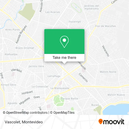 Vascolet map