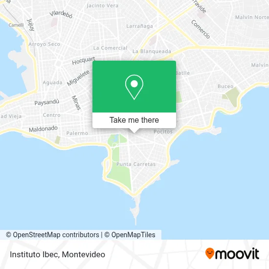 Instituto Ibec map