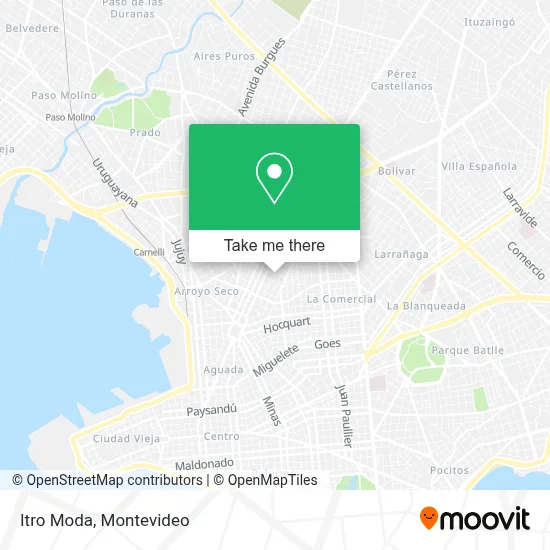 Itro Moda map