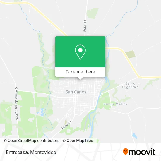 Entrecasa map