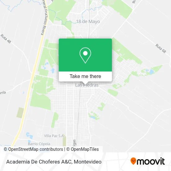 Academia De Choferes A&C map