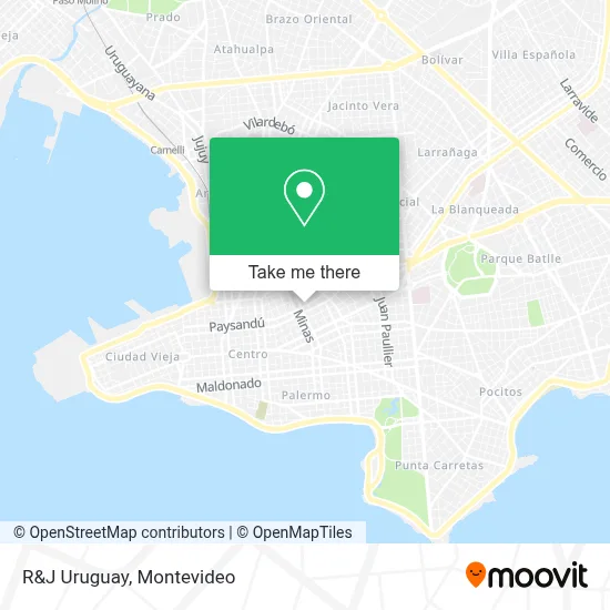 R&J Uruguay map