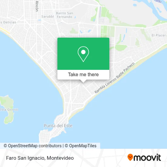Faro San Ignacio map