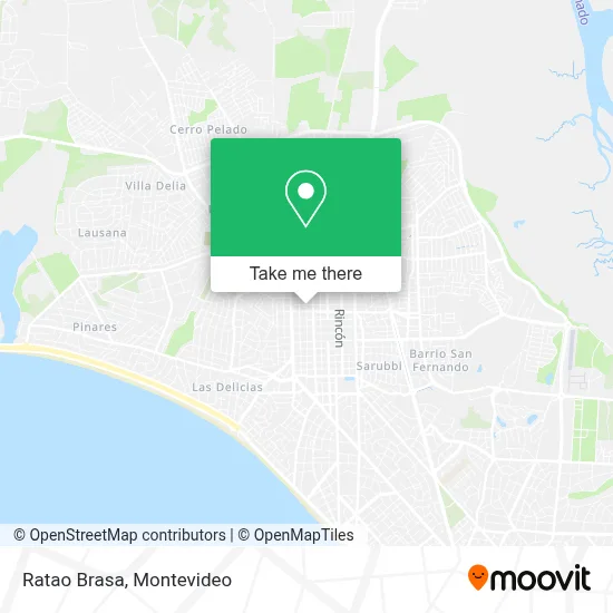 Ratao Brasa map