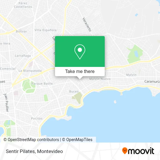Sentir Pilates map