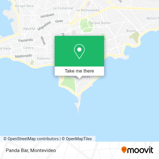 Panda Bar map